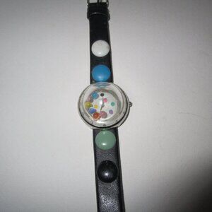 Vintage Y2K Bijoux Terner Glass Bubble face watch. Working watch